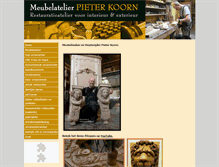 Tablet Screenshot of pieterkoorn.nl